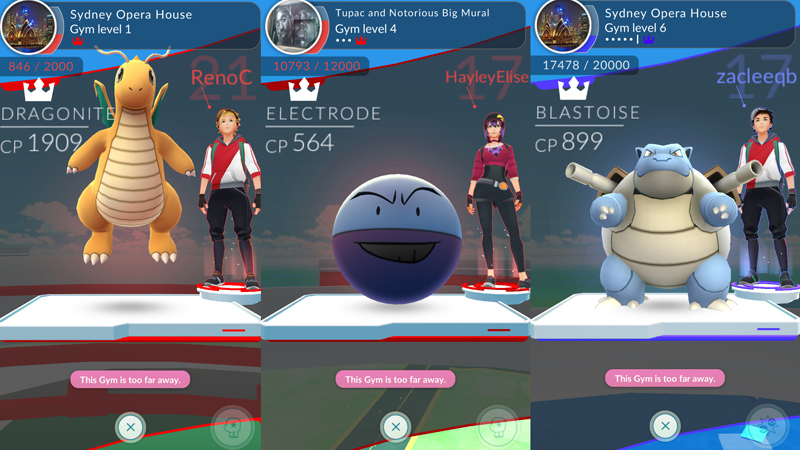 pokemon go gym